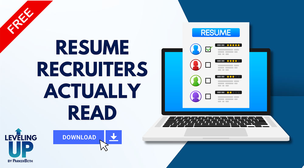 Resume Template img - ParkerBeth Recruiting Agency