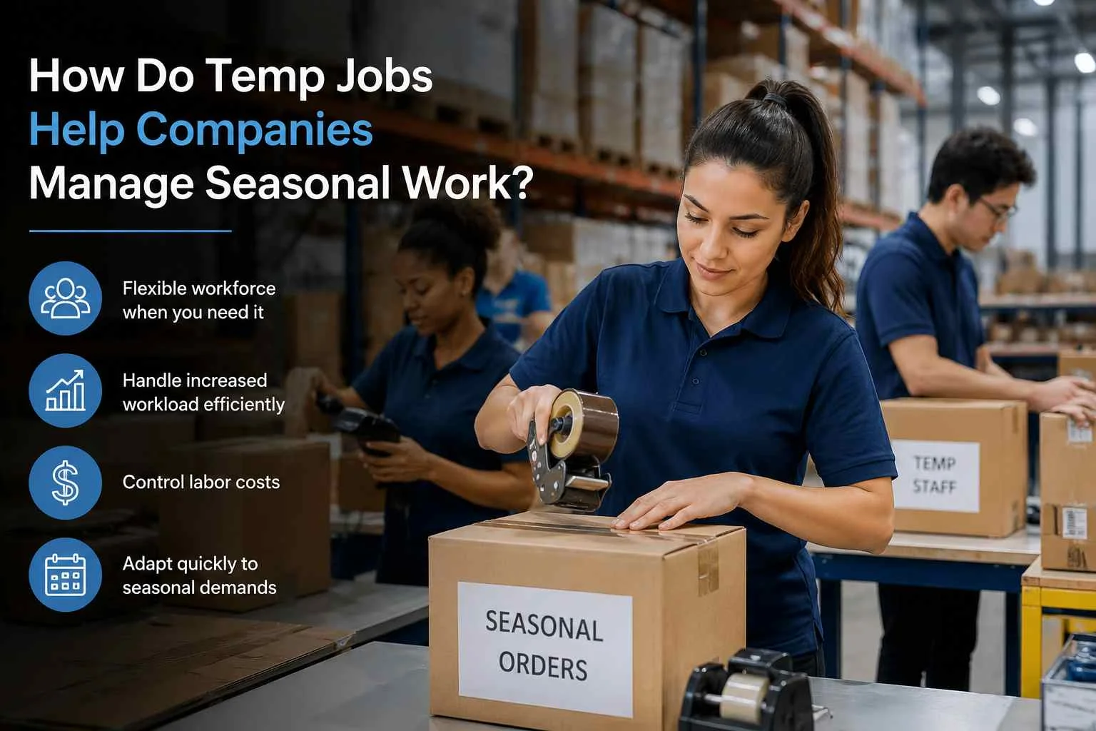 How Do Temp Jobs Help Companies Manage Seasonal Work - Parkerbeth